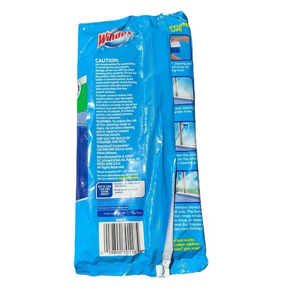 Windex Outdoor Refill Pads 2 Count (1 Pack) Window Glass Cleaner BRAND NEW - Picture 3 of 6